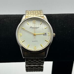 Silver mens Gruen watch